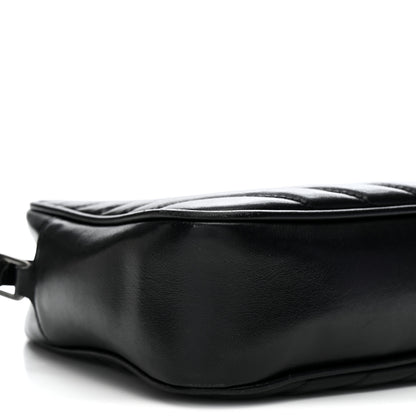 Saint Laurent Calfskin Matelasse Monogram Lou Camera Bag Black 9 of 21