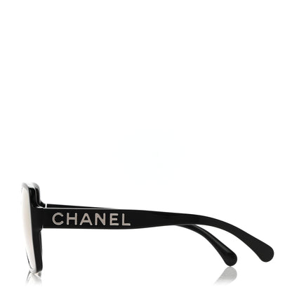 Chanel Acetate Square Sunglasses 5408 Black 3 of 8