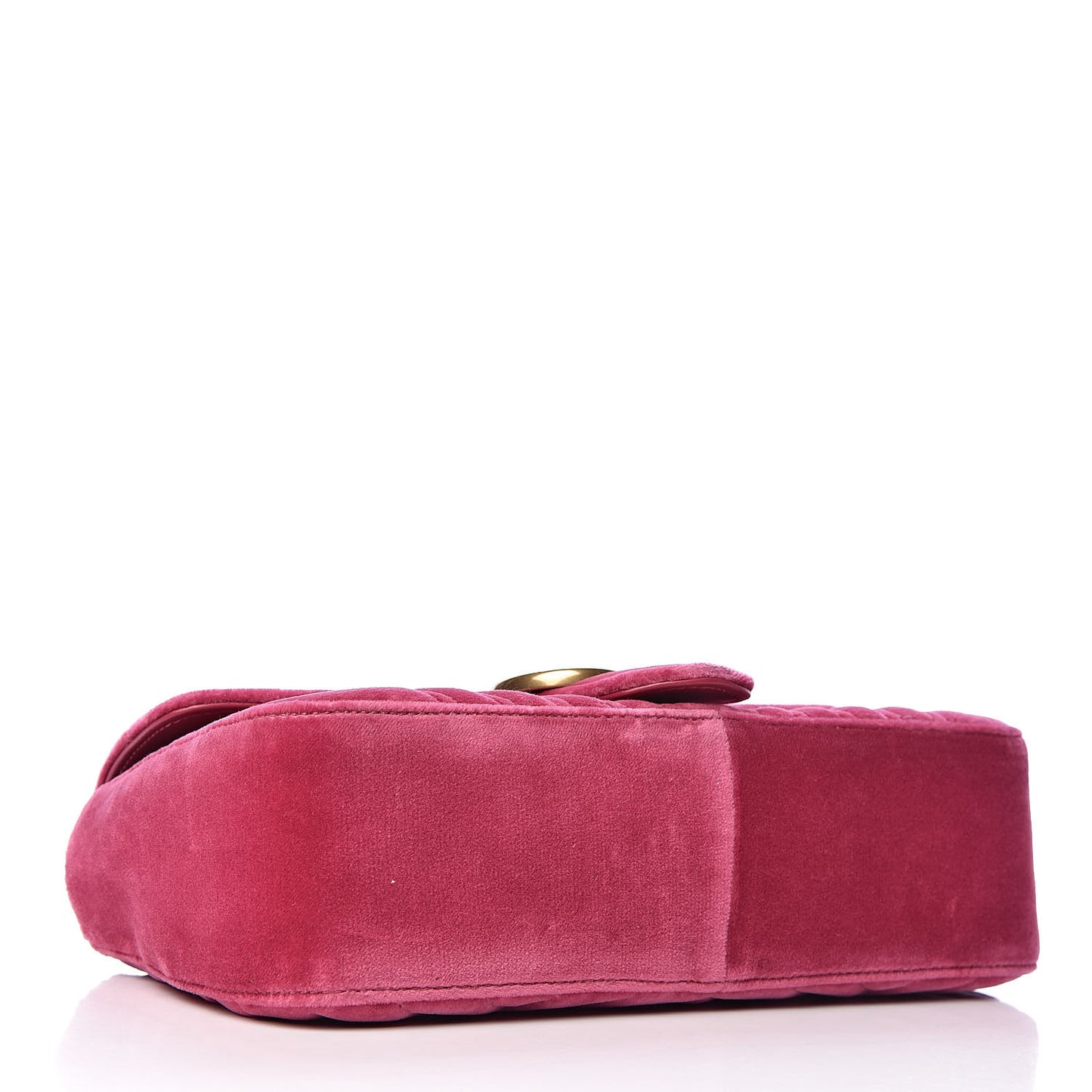 Velvet Matelasse Small GG Marmont Shoulder Bag Light Raspberry Rose