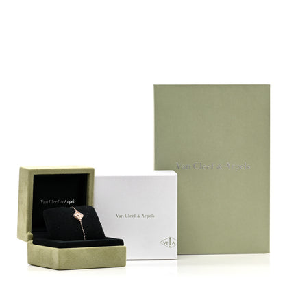 Van Cleef & Arpels 18K Rose Gold Sweet Alhambra Bracelet 5 of 5