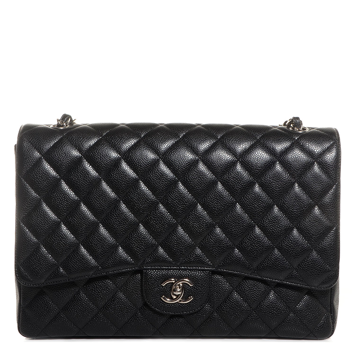 Chanel Caviar Maxi Single Flap Black 1 of 10