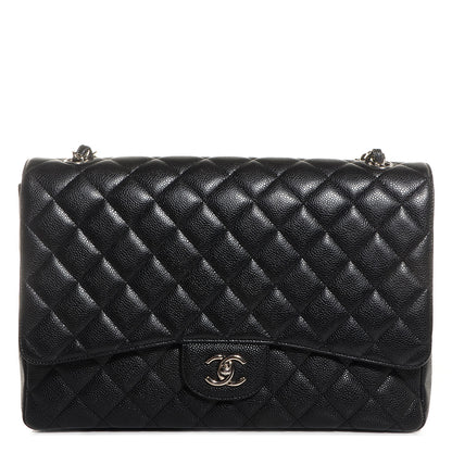 Chanel Caviar Maxi Single Flap Black 1 of 10