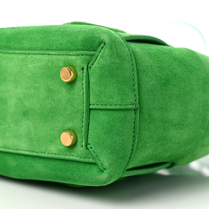 Bottega Veneta Suede Mini Maxi Intrecciato Arco 33 Parakeet 8 of 10