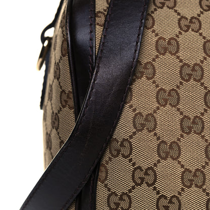 Gucci Monogram Vintage Web Medium Boston Dark Brown 19 of 21