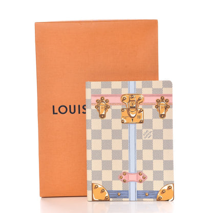 Louis Vuitton Damier Azur Summer Trunks Clemence Notebook MM 7 of 7