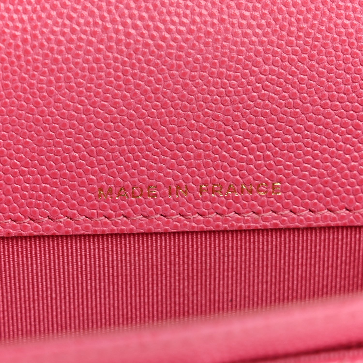 Chanel Caviar Quilted Flap Card Holder Wallet Pink 7 of 12