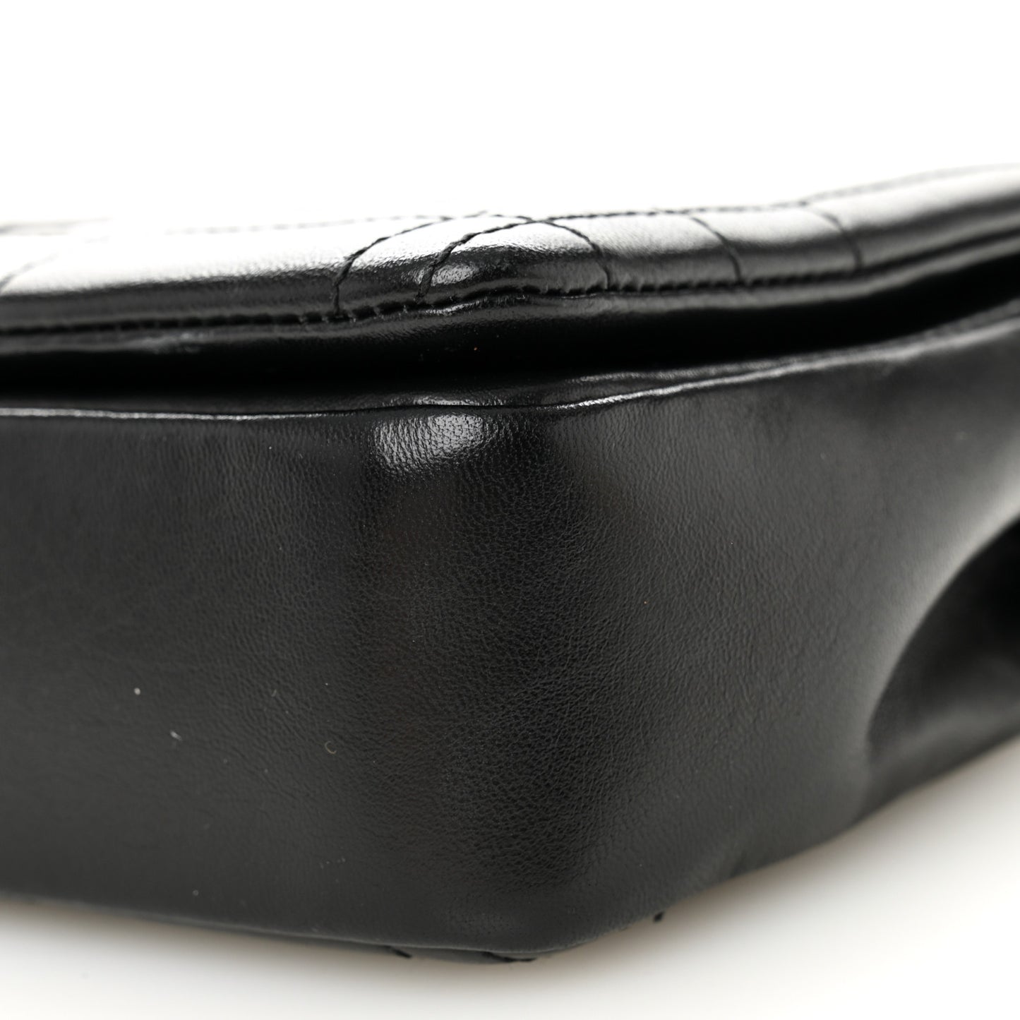 Lambskin Quilted Small Lola Bag Black