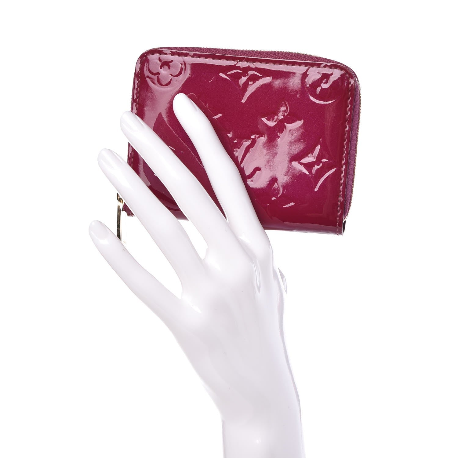 Louis Vuitton Vernis Zippy Coin Purse Magenta 2 of 7