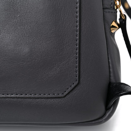 MCM Calfskin Mini Duchess Polke Studs Backpack Grey 13 of 15