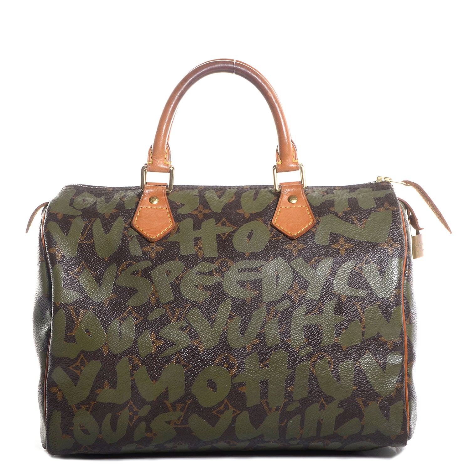Louis Vuitton Monogram Graffiti Speedy 30 Kaki 1 of 7