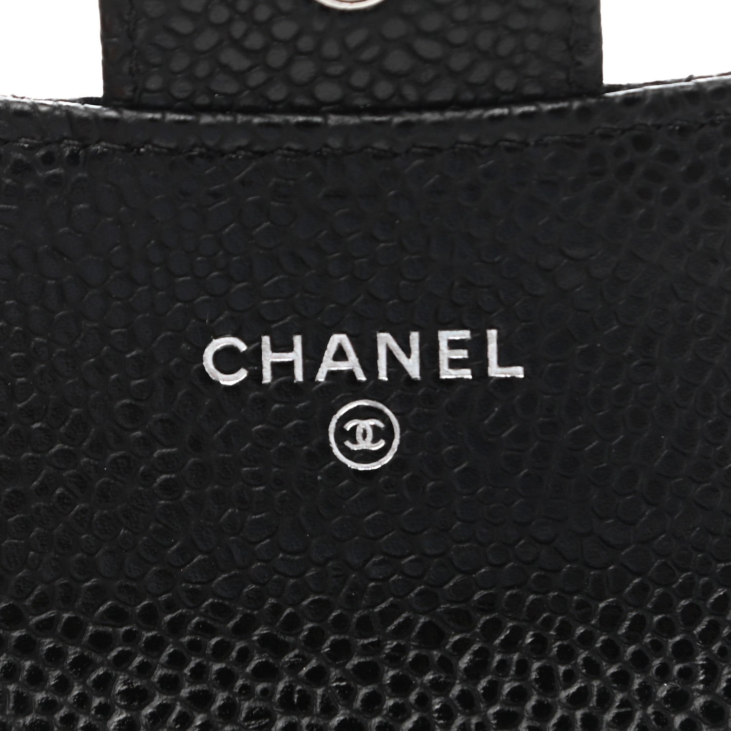Chanel Caviar Quilted Flap Card Holder Wallet Black 6 of 7