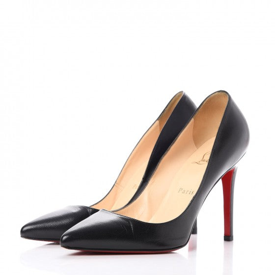 Christian Louboutin Kid Pigalle 100 Pumps 38 Black 3 of 3