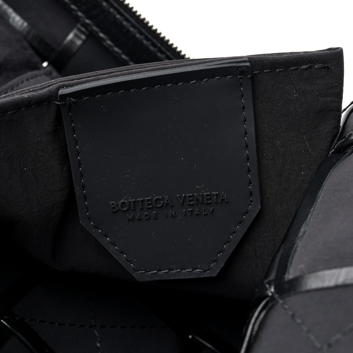 Bottega Veneta Paper Calfskin Intreccio Mini Cassette Sling Bag Black 6 of 10