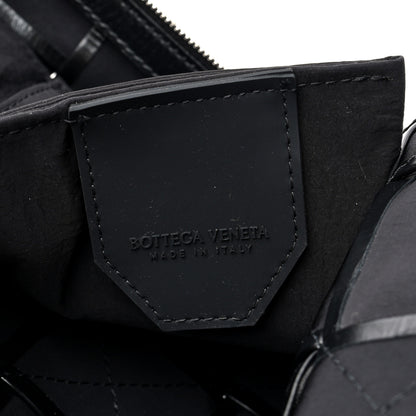 Bottega Veneta Paper Calfskin Intreccio Mini Cassette Sling Bag Black 6 of 10