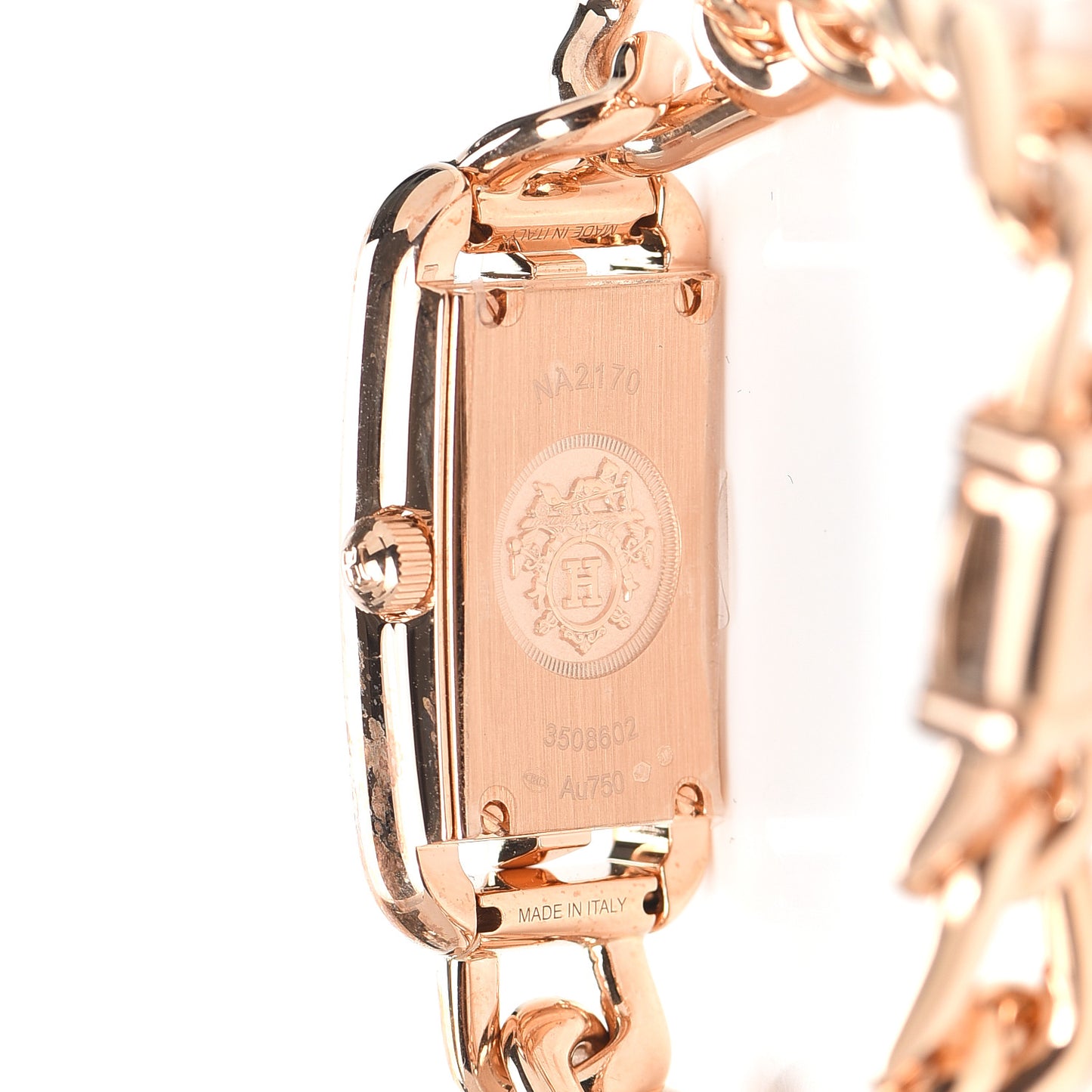 18K Rose Gold Mother of Pearl 17mm Nantucket Quartz Watch