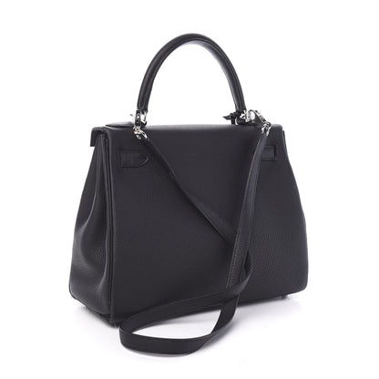 Hermes Togo Kelly Retourne 28 Black 2 of 10