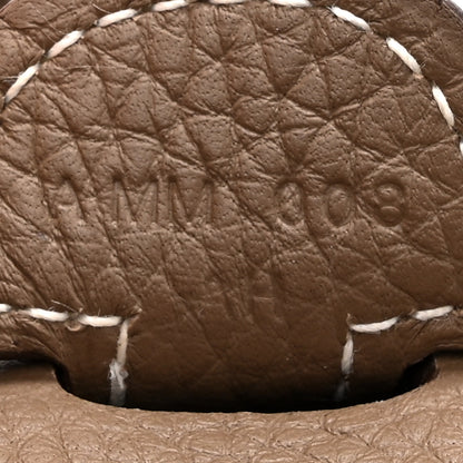 Hermes Taurillon Clemence Evelyne III PM Etoupe 7 of 11