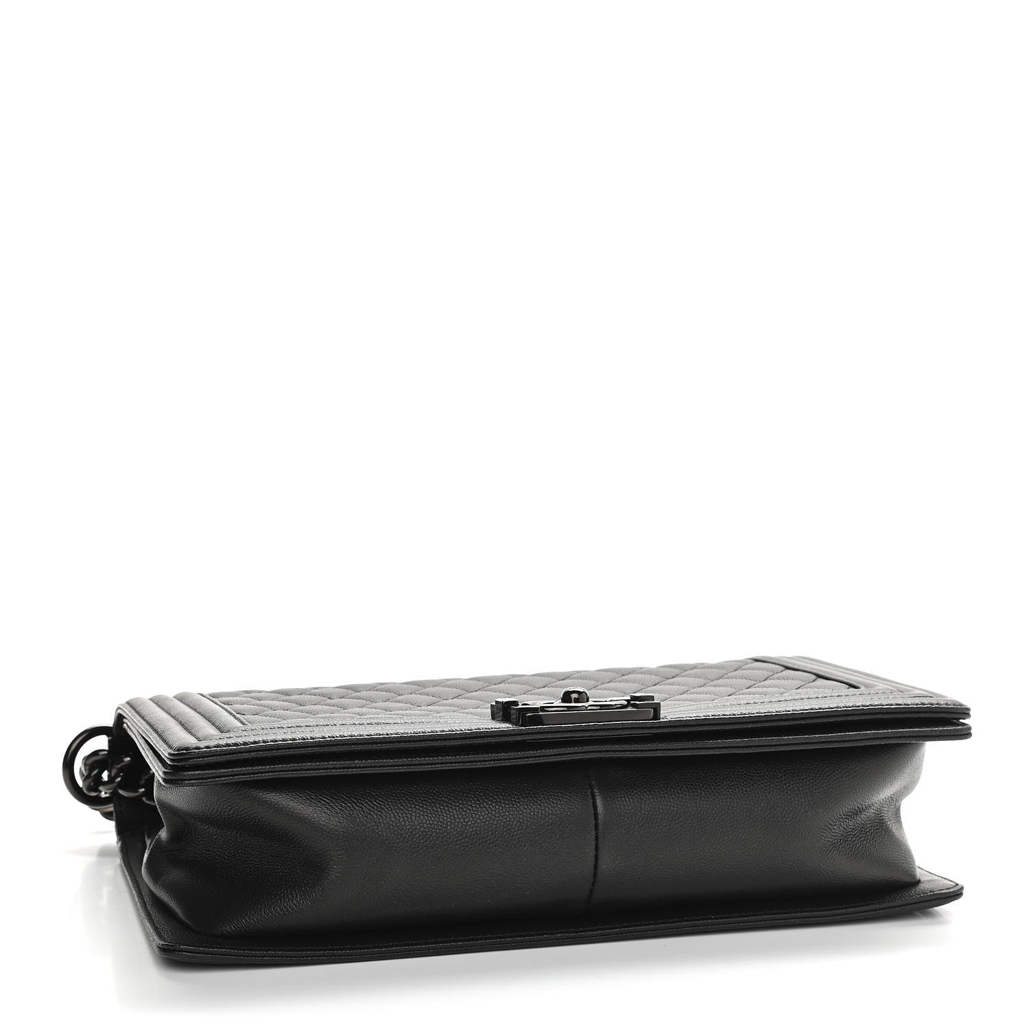 Chanel Caviar Quilted New Medium Boy Flap So Black 4 of 9