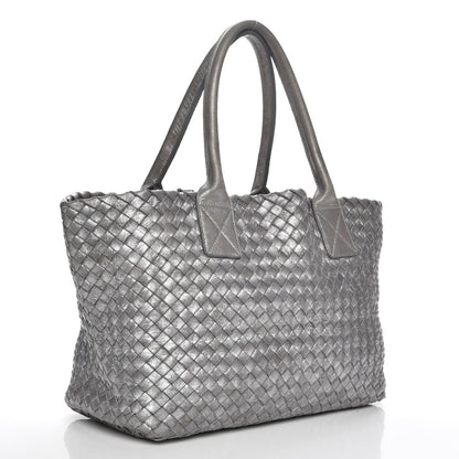 Bottega Veneta Intrecciato Mini Cabat Peltro 3 of 7