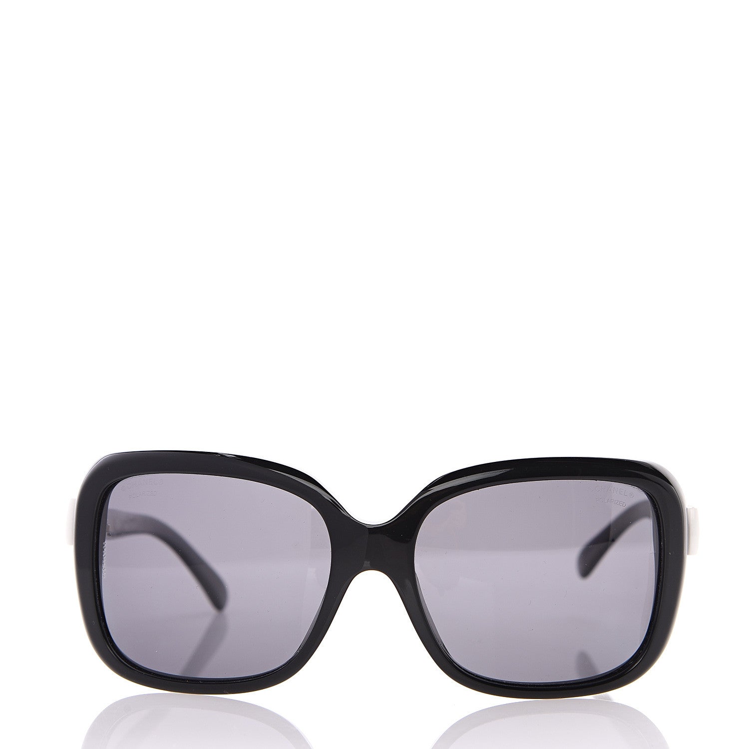 Chanel CC Bow Sunglasses 5171 Black White 3 of 7