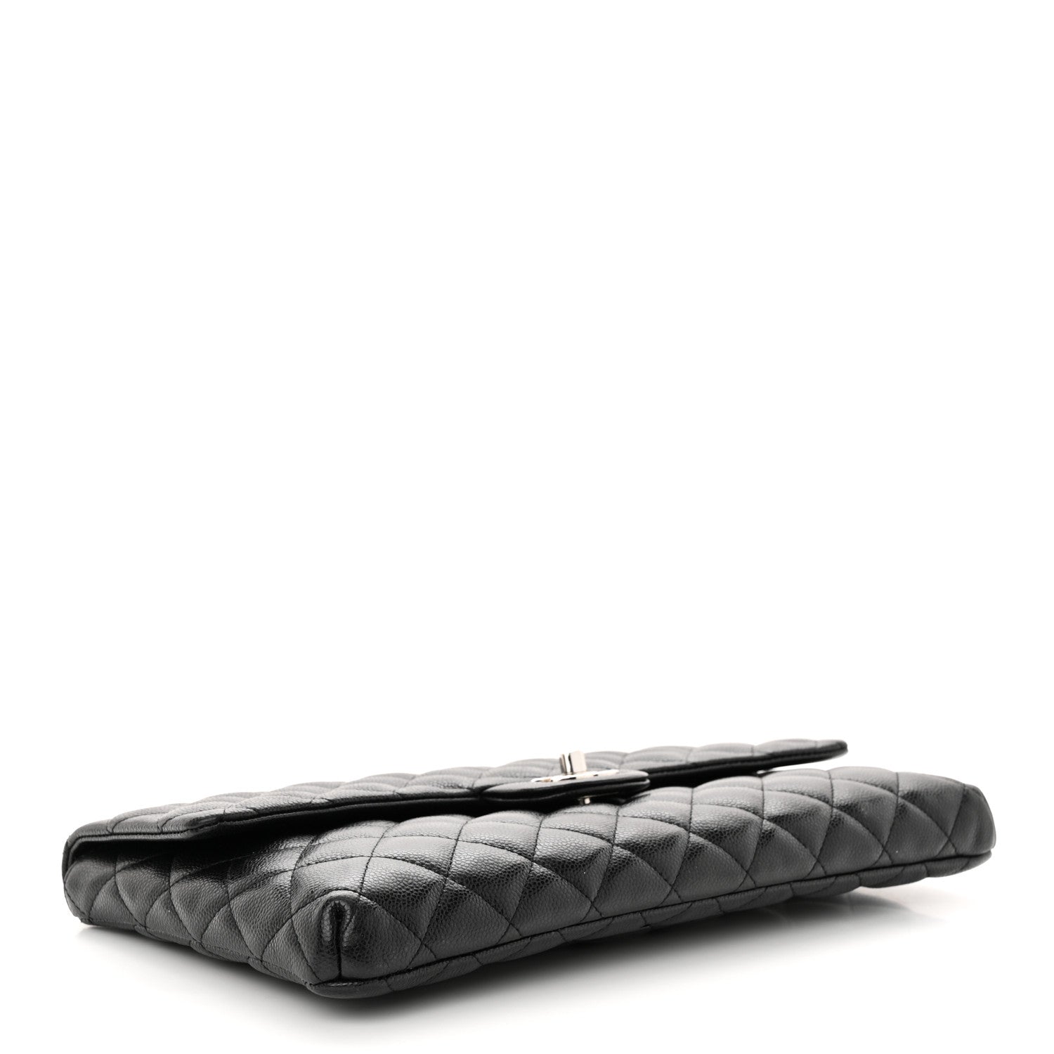 Chanel Caviar Quilted Flap Clutch Black 4 of 7