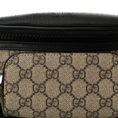 Gucci GG Supreme Monogram Belt Bag Black 9 of 12