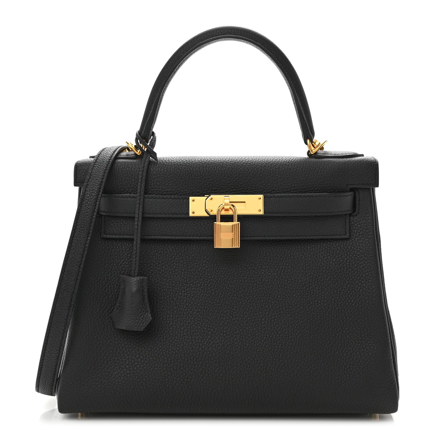 Hermes Togo Kelly Retourne 28 Black 1 of 11