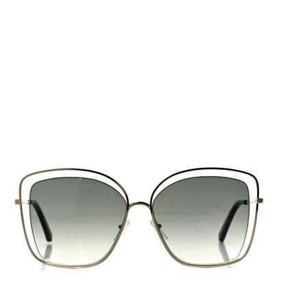 Chloe Poppy Cutout Square Sunglasses CE133S Havana Brown 2 of 6