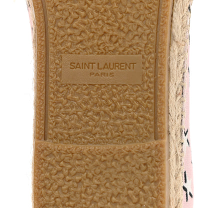 Saint Laurent Canvas Star Fun Espadrilles 37 Pink 6 of 9