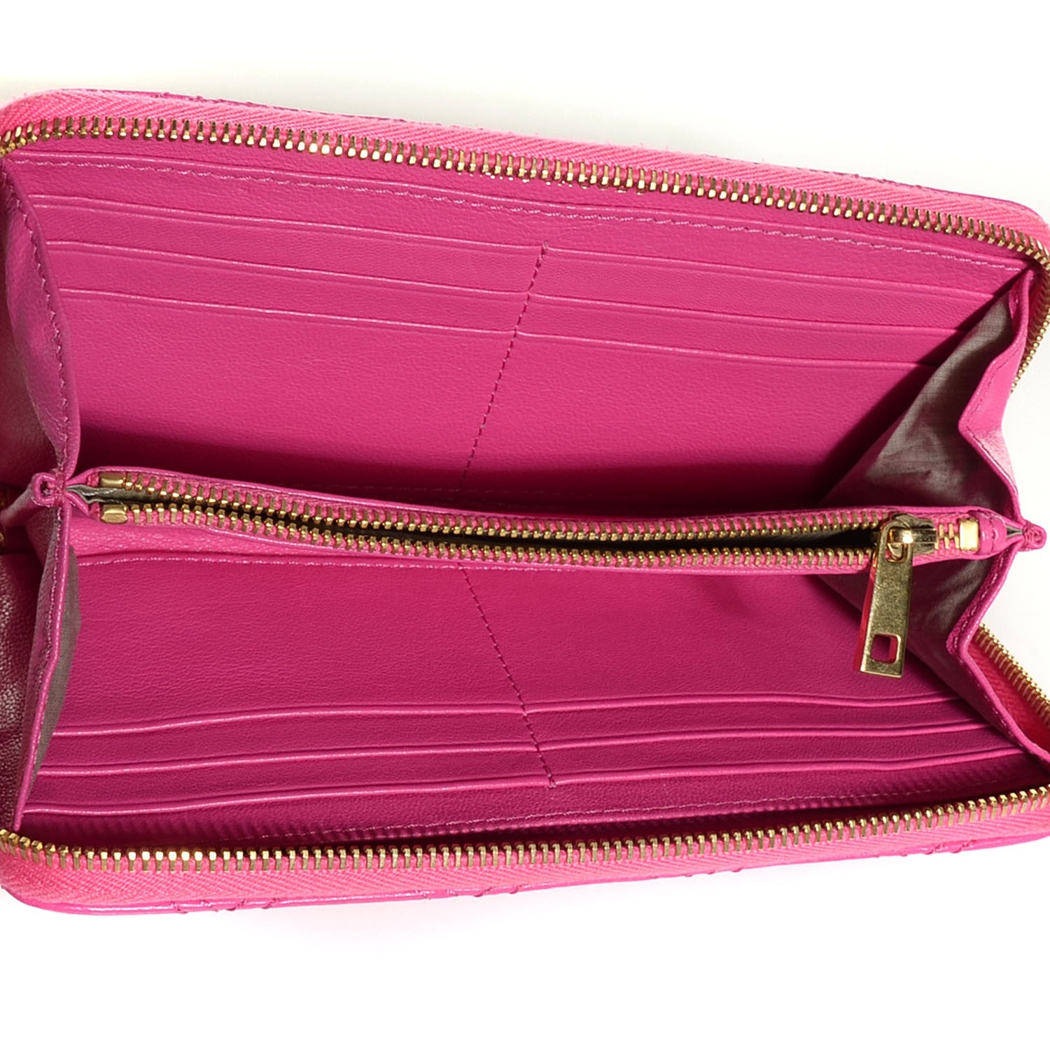 Marc Jacobs Lambskin Quilted The Deluxe Zip Wallet 5 of 7