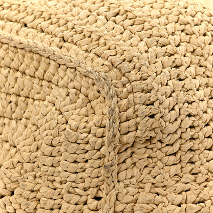 Saint Laurent Raffia Rive Gauche Tote Natural 11 of 14