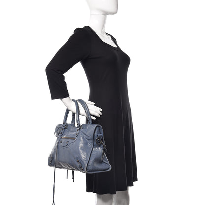Balenciaga Agneau Classic Hardware City Bleu Persan 3 of 14