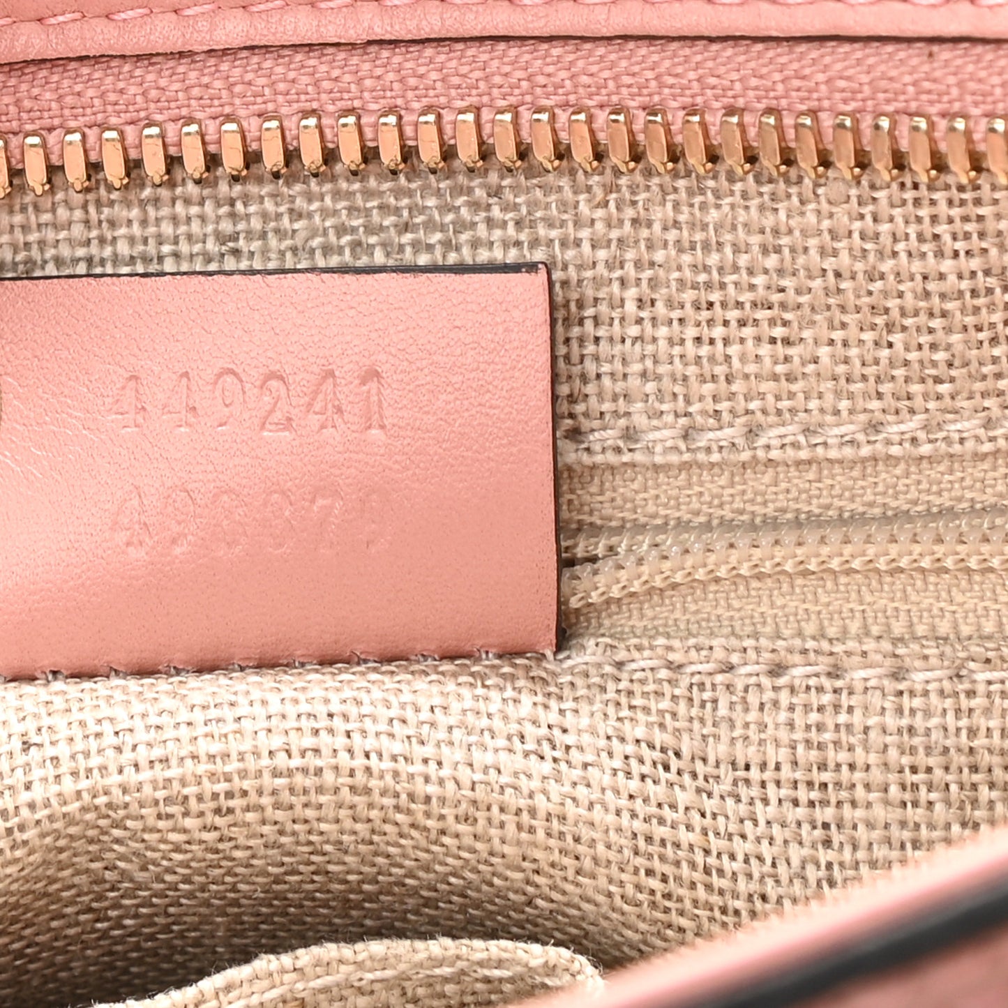 Microguccissima Small Bree Tote Soft Pink