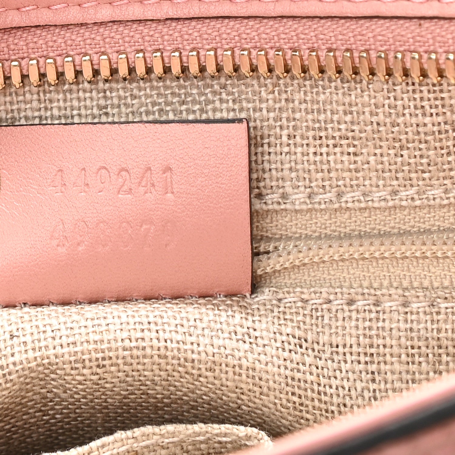 Gucci Microguccissima Small Bree Tote Soft Pink 7 of 8