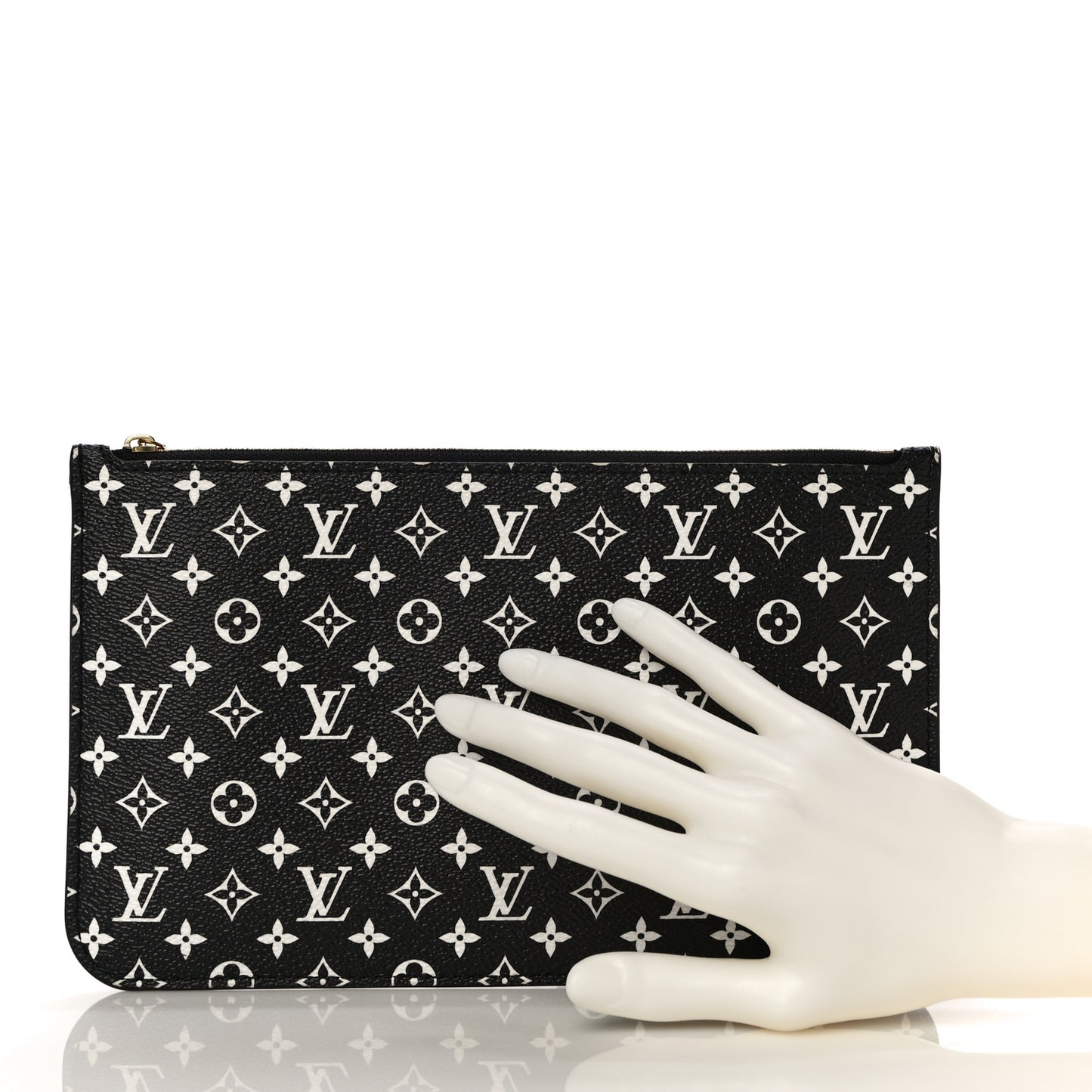 Monogram Giant Jungle Neverfull MM GM Pochette Black
