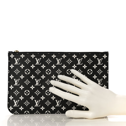 Louis Vuitton Monogram Giant Jungle Neverfull MM GM Pochette Black 2 of 12