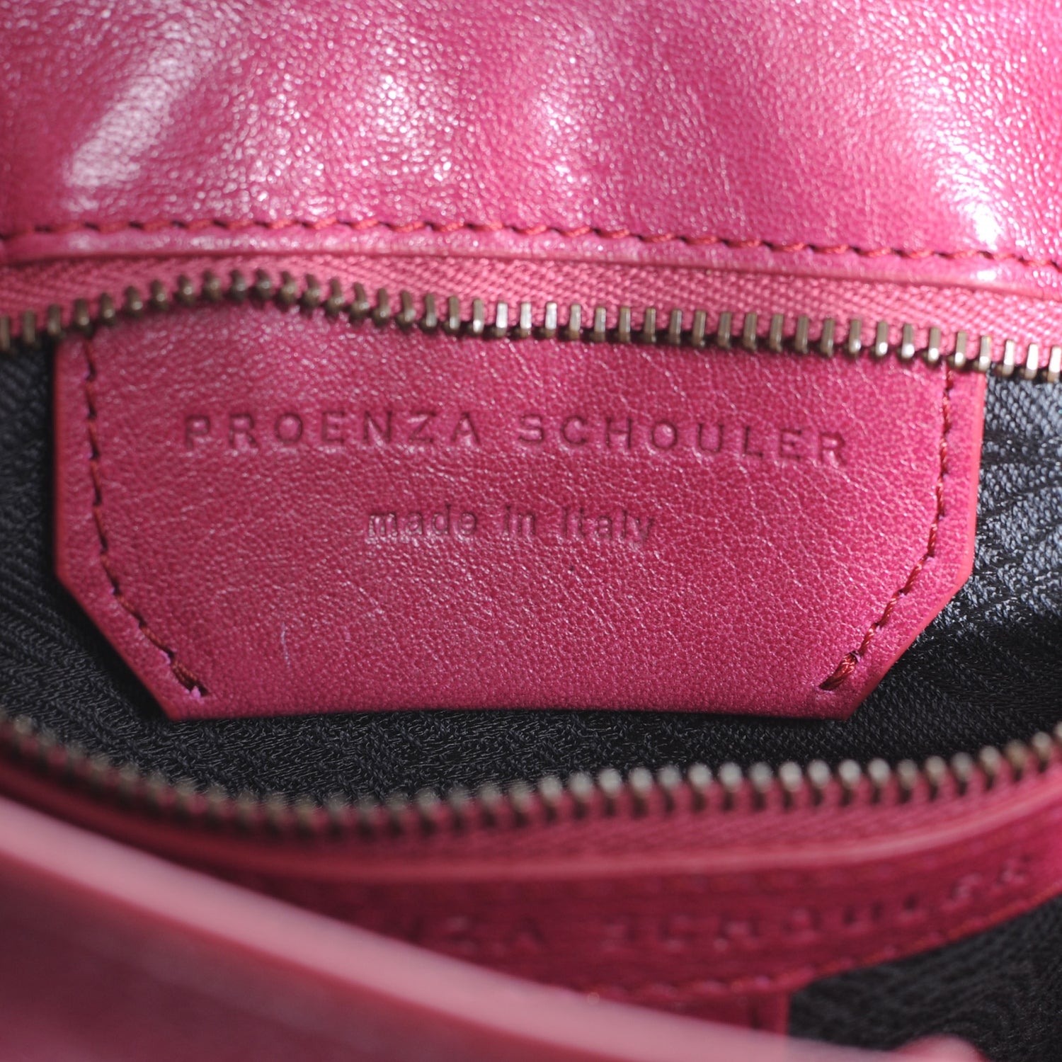 Proenza Schouler Lambskin PS1 Medium Satchel Raspberry 6 of 7