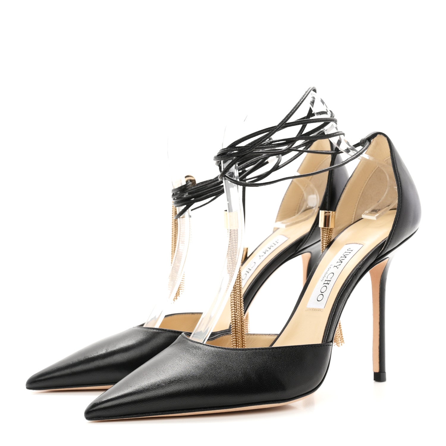 Jimmy Choo Nappa Eris 100 Pumps 40 Black 4 of 9