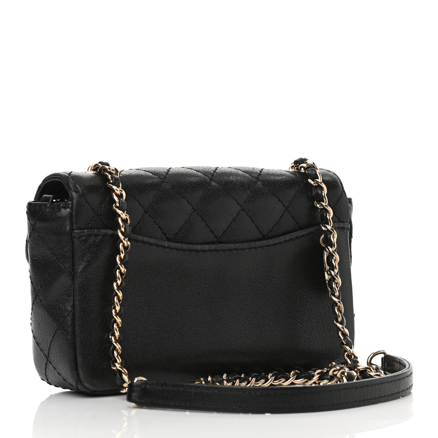 Chanel Goatskin Quilted Flap Black 2 of 6