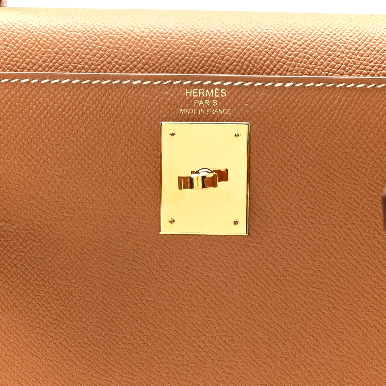 Hermes Epsom Kelly Sellier 28 Gold 6 of 10
