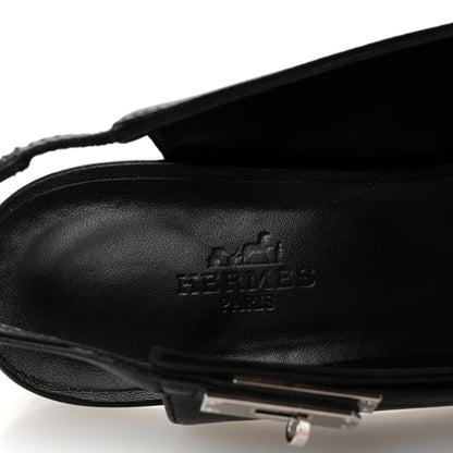 Hermes Nappa Lover 40 Pumps 38.5 Black 8 of 10