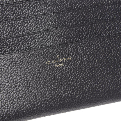 Louis Vuitton Calfskin Felicie Chain Wallet Card Holder Insert Black 6 of 6