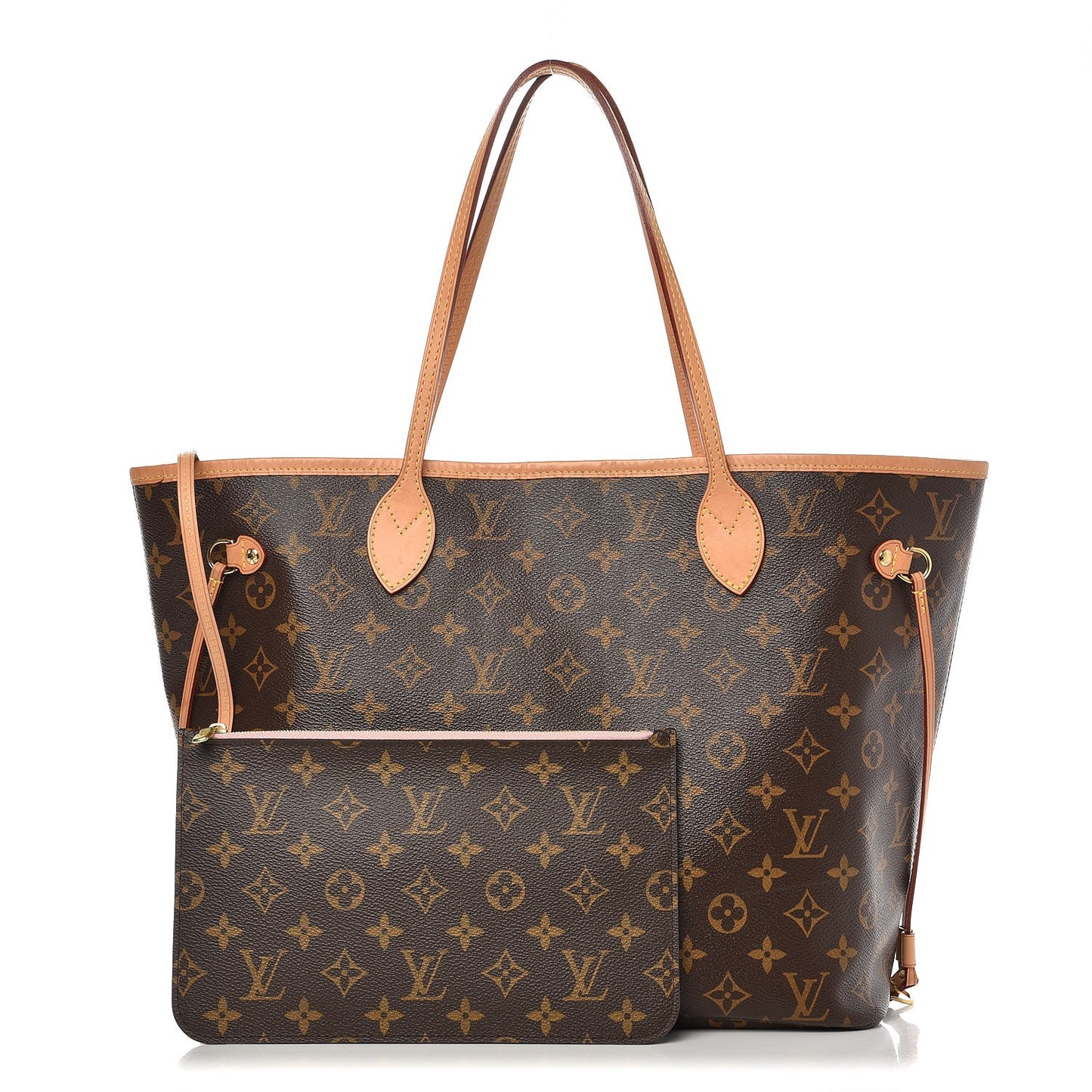 Monogram Neo Neverfull MM Rose Ballerine