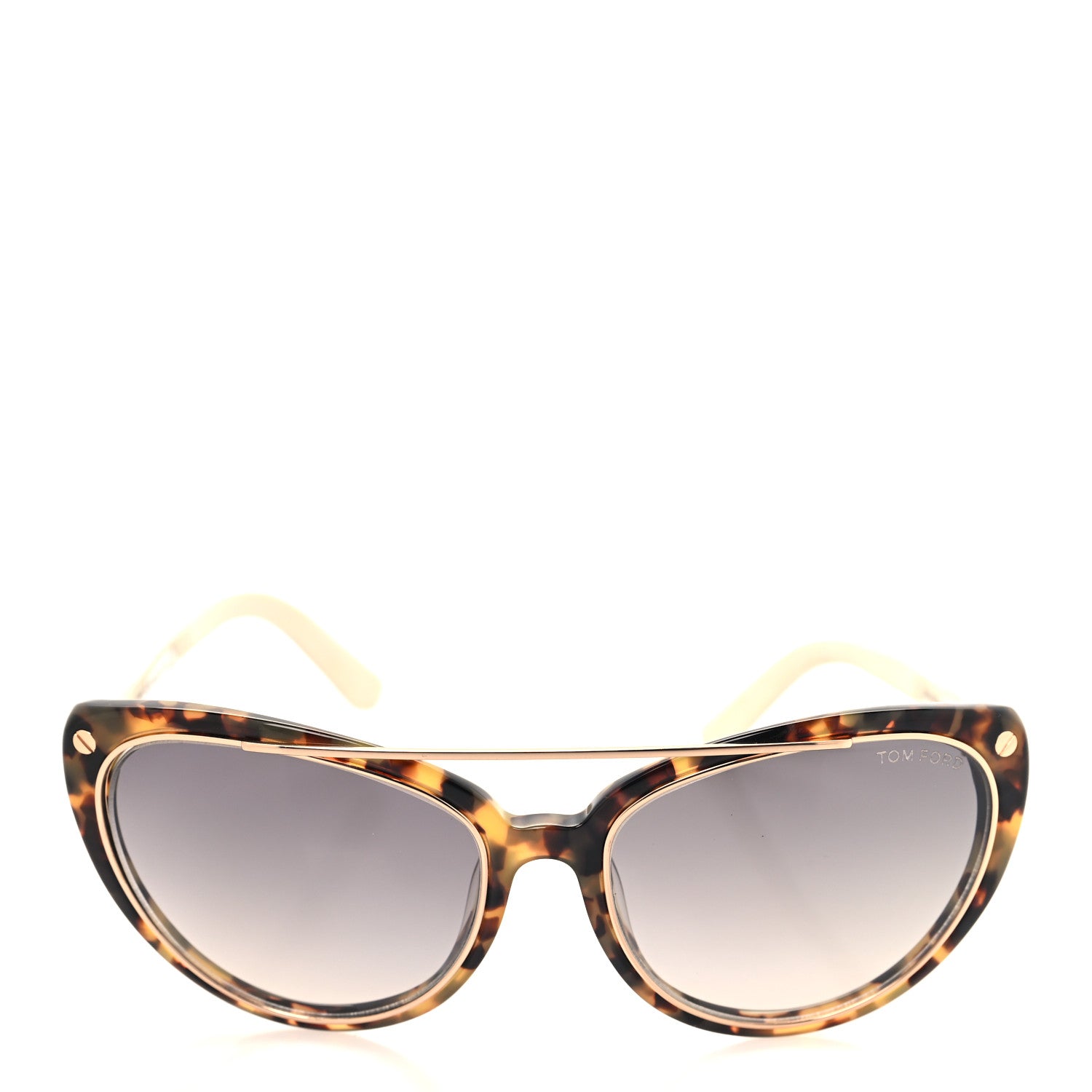 Tom Ford Edita Sunglasses TF384 Havana 2 of 9