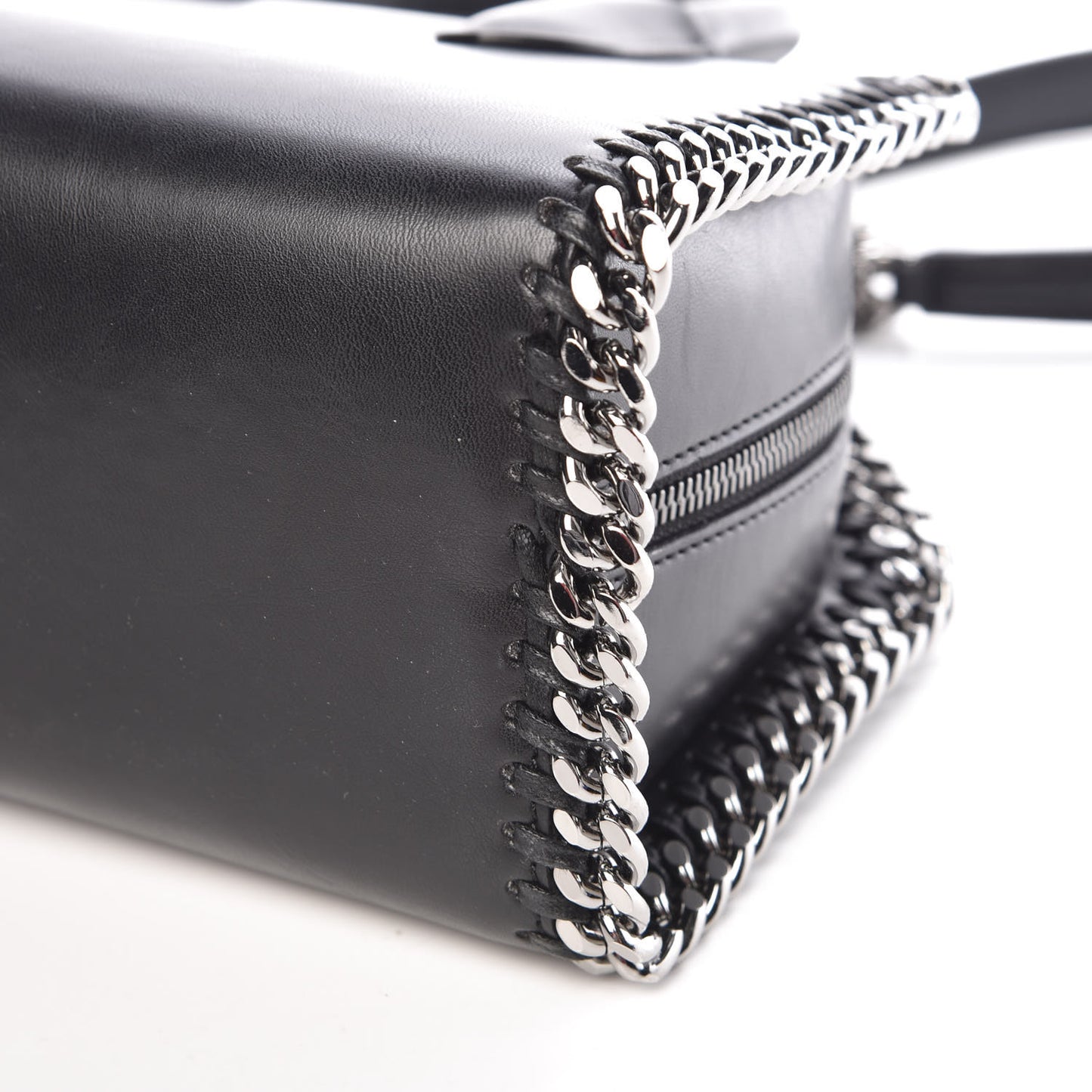 Eco Alter Nappa Mini Falabella Box Top Handle Bag Black