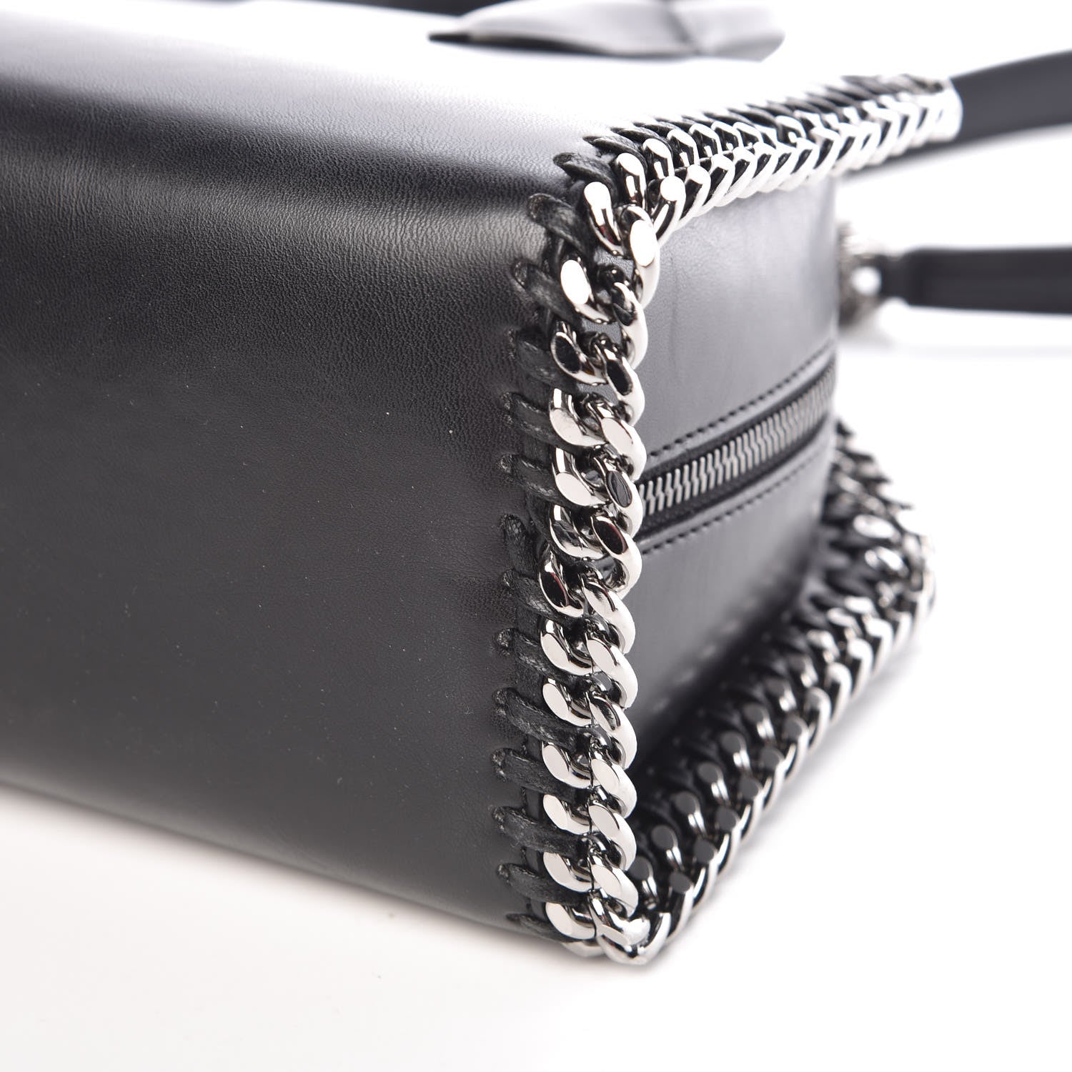 Stella McCartney Eco Alter Nappa Mini Falabella Box Top Handle Bag Black 9 of 9