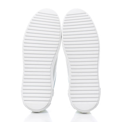 Louis Vuitton Monogram Embossed Lambskin Time Out Sneakers 40 Light Blue Pastel 5 of 9