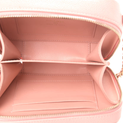 Chanel Caviar Quilted Filigree Vanity Clutch With Chain Pink 4 of 6
