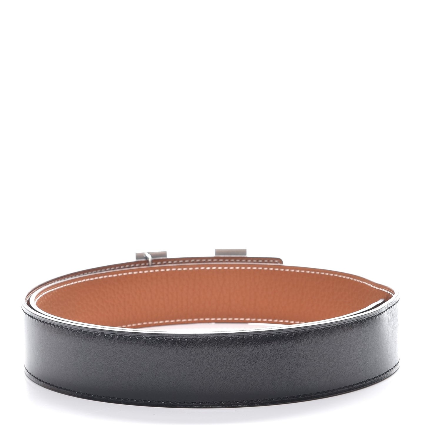 Box Togo 32mm Guilloche H Belt 85 Black Gold