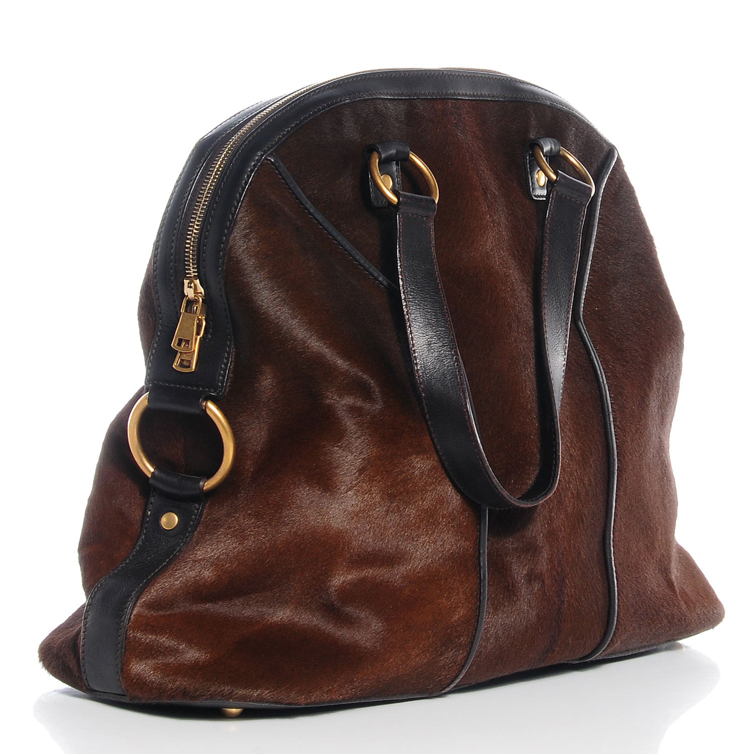 Saint Laurent Pony Hair Oversized Muse Tote 3 of 10